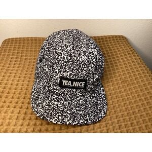 YEA.NICE Hat Cap Strap Back Green Camo 5 Panel Skate Streetwear Digi Camo